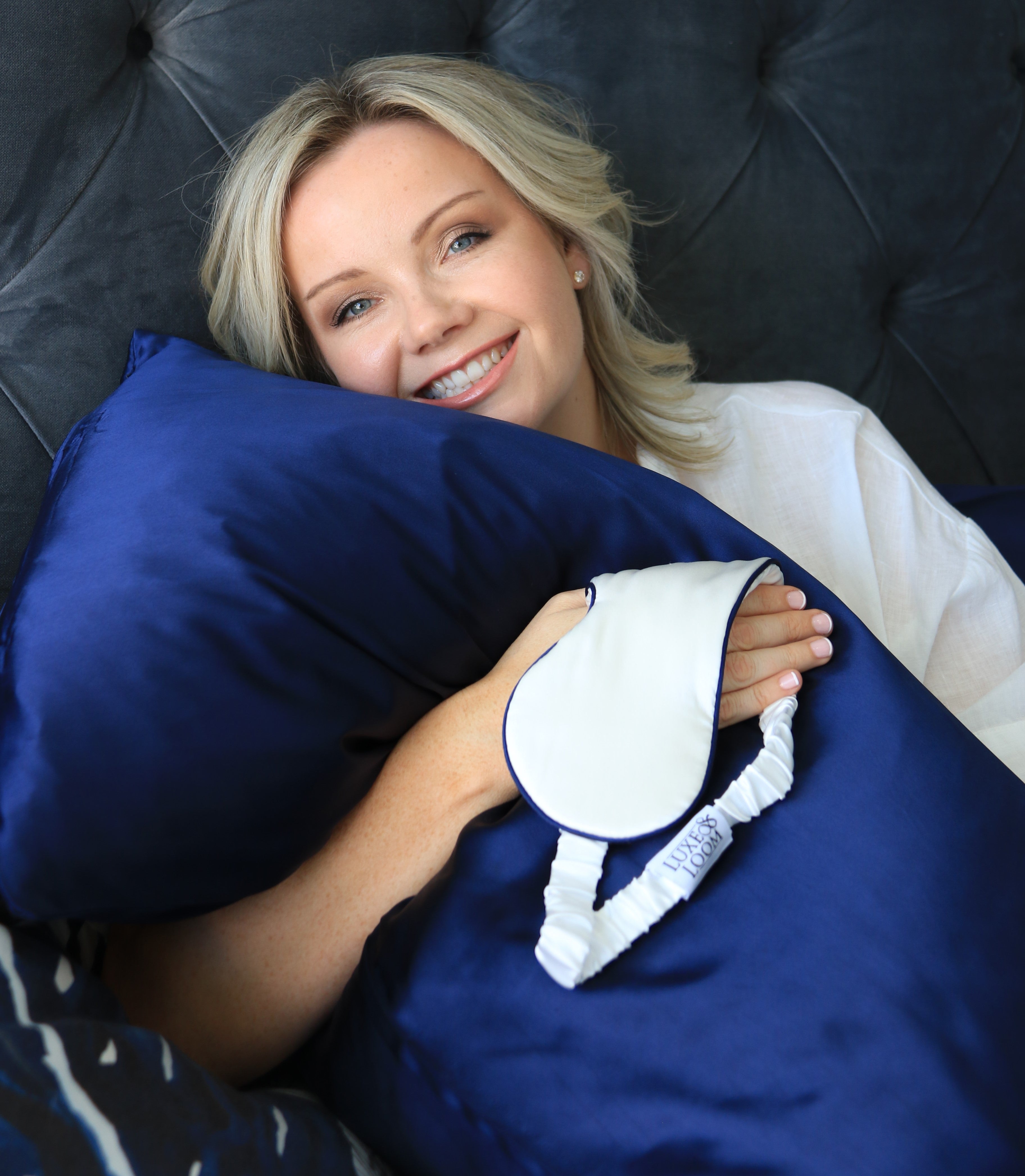 Silk Pillow Case and Sleep Mask Set Luxeandloom